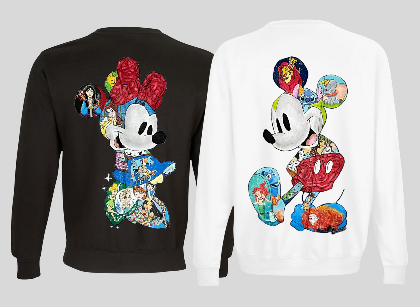 Pack sudaderas Mickey y Minnie