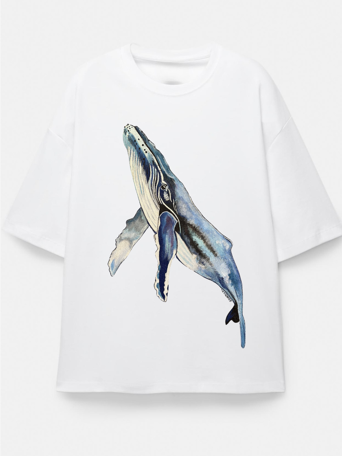 Camiseta oversize Ballena