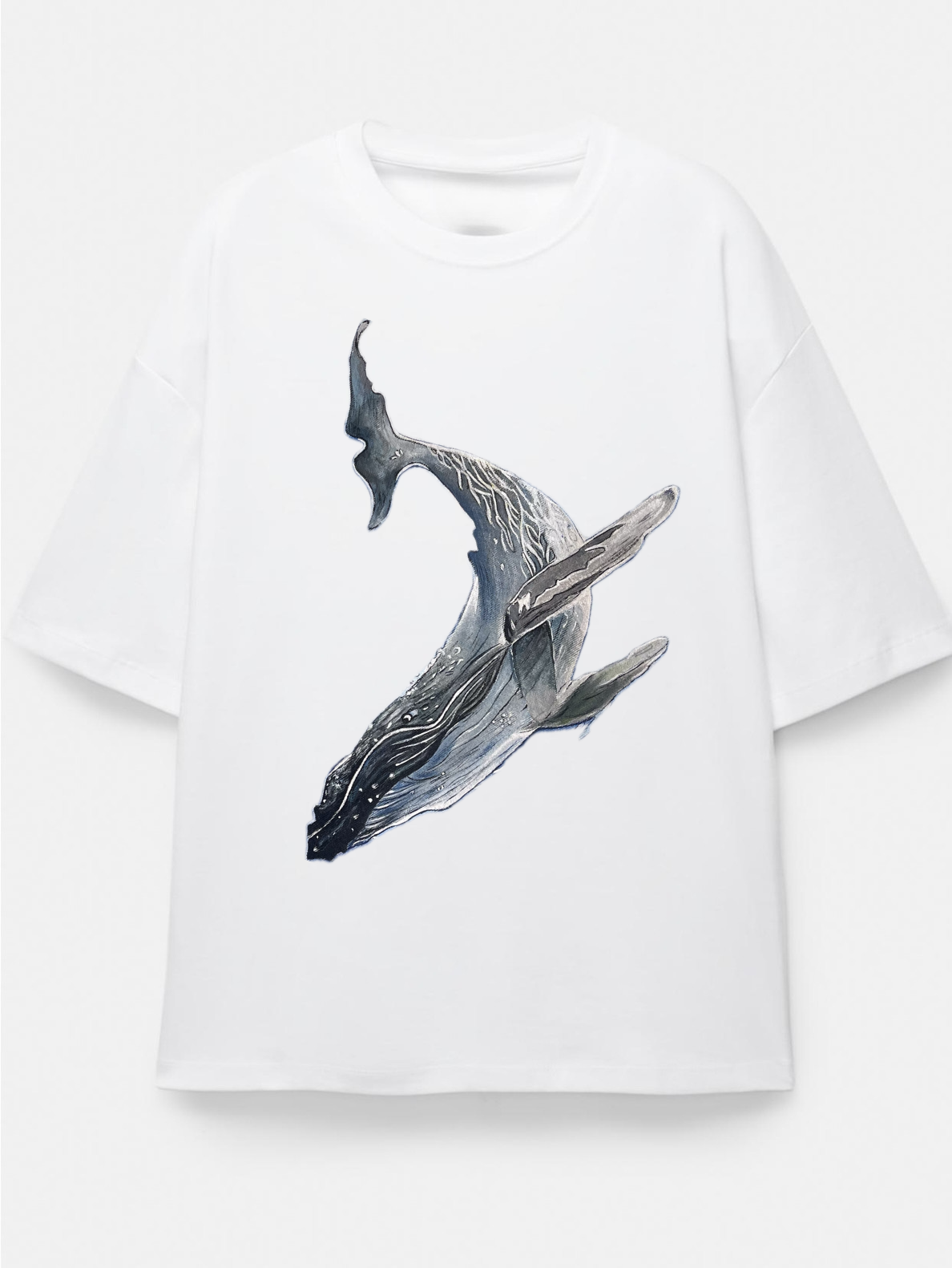 Camiseta oversize Ballena1