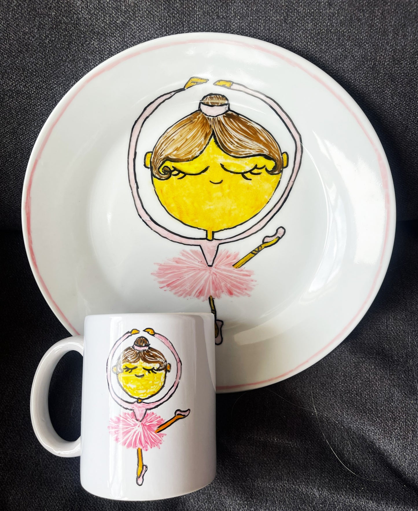 Taza + Plato Bailarina