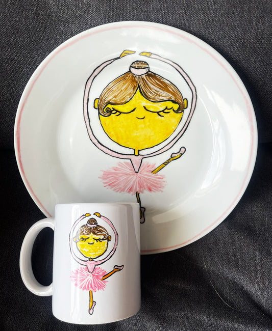 Taza + Plato Bailarina