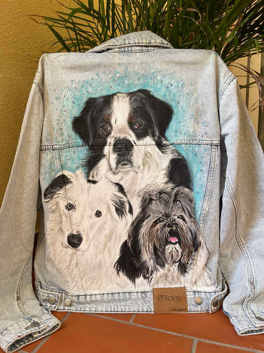 Cazadora vaquera 3 mascotas