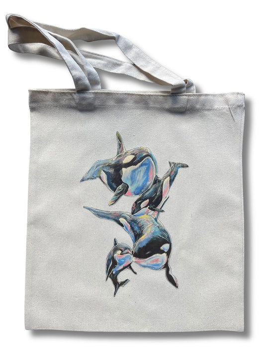 Totebag Familia Orcas