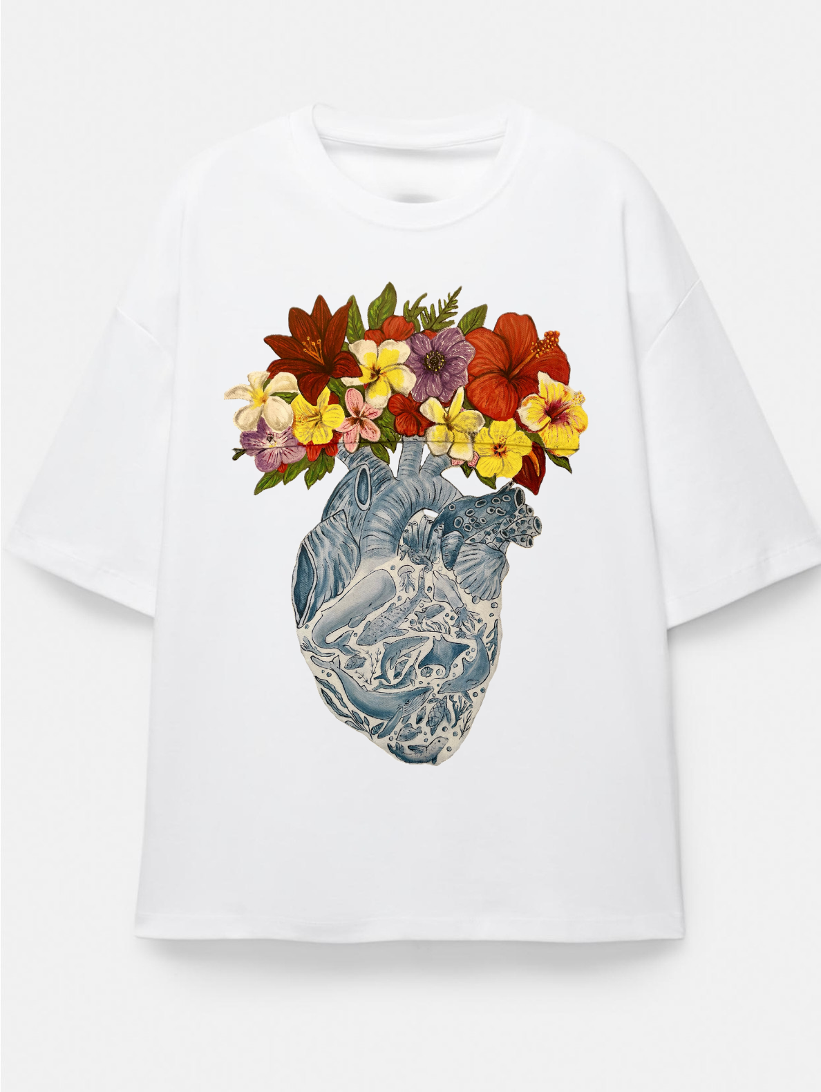 Camiseta Corazón Océano