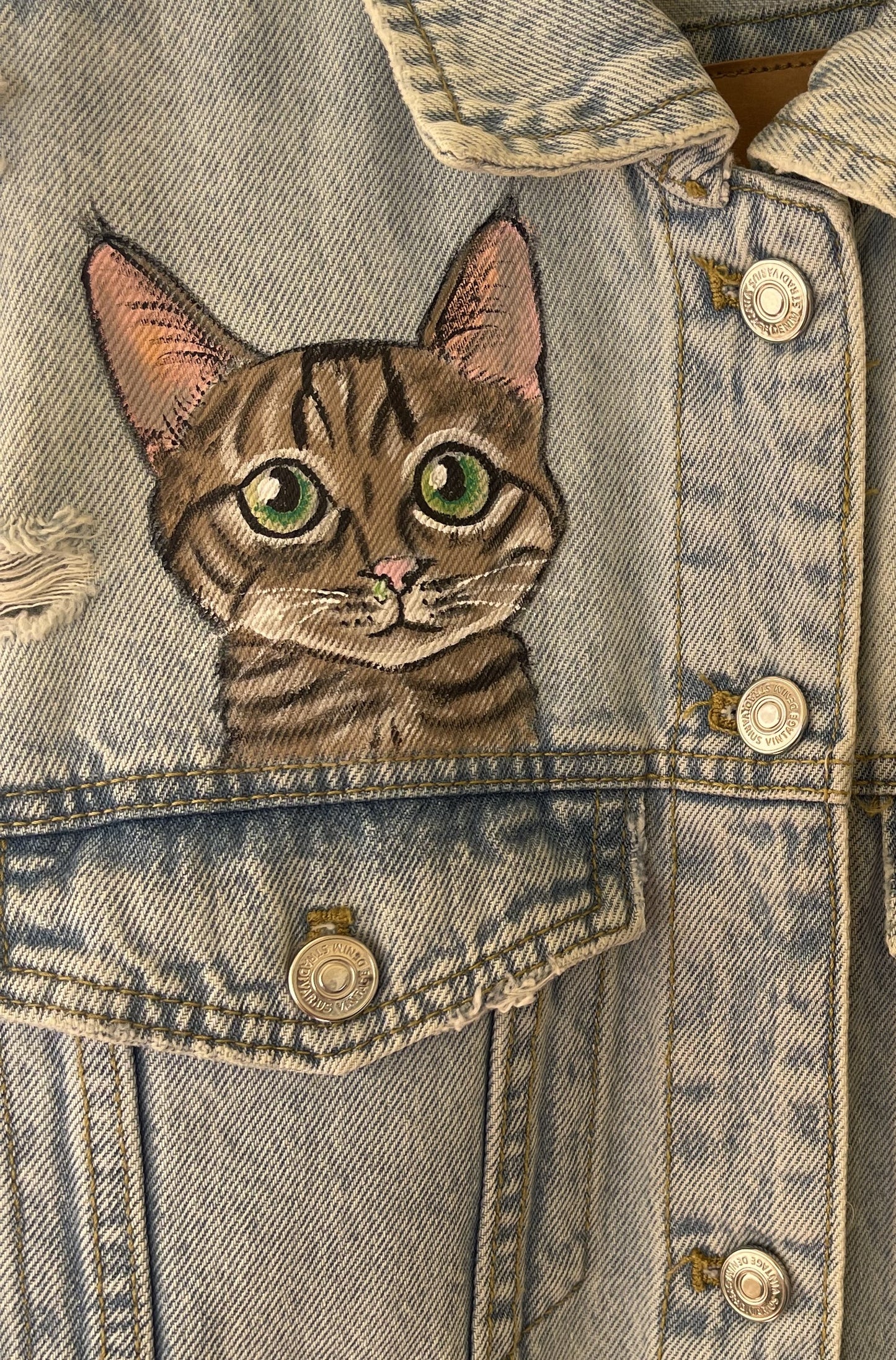 Cazadora vaquera mascota animada